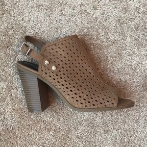 Indigo Rd Open Toe Slingback Heels